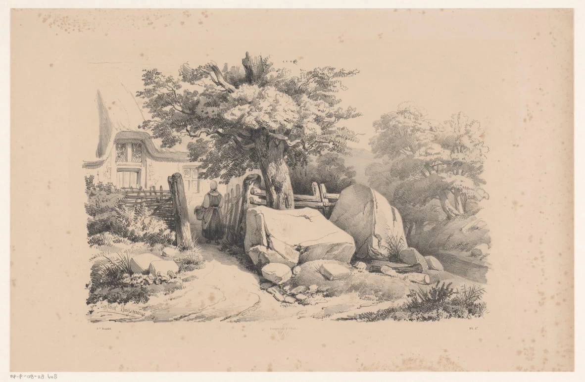 Paesaggio con cancello d'ingresso alla casa - Rijks Museum, Amsterdam